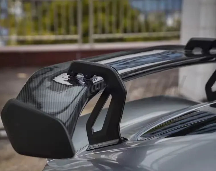 Dry Carbon fiber Rear GT4RS Style Wing - Porsche 718 Boxster / GT4RS.