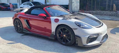 718 GT4 RS Fiber Glass Carbon Fiber Front Fender - Porsche 718 Boxster/Cayman.