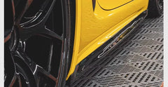 Pre-preg Carbon Fiber Side Skirt - Porsche 718 Cayman / Boxster / GTS / GT4 / Spyder.