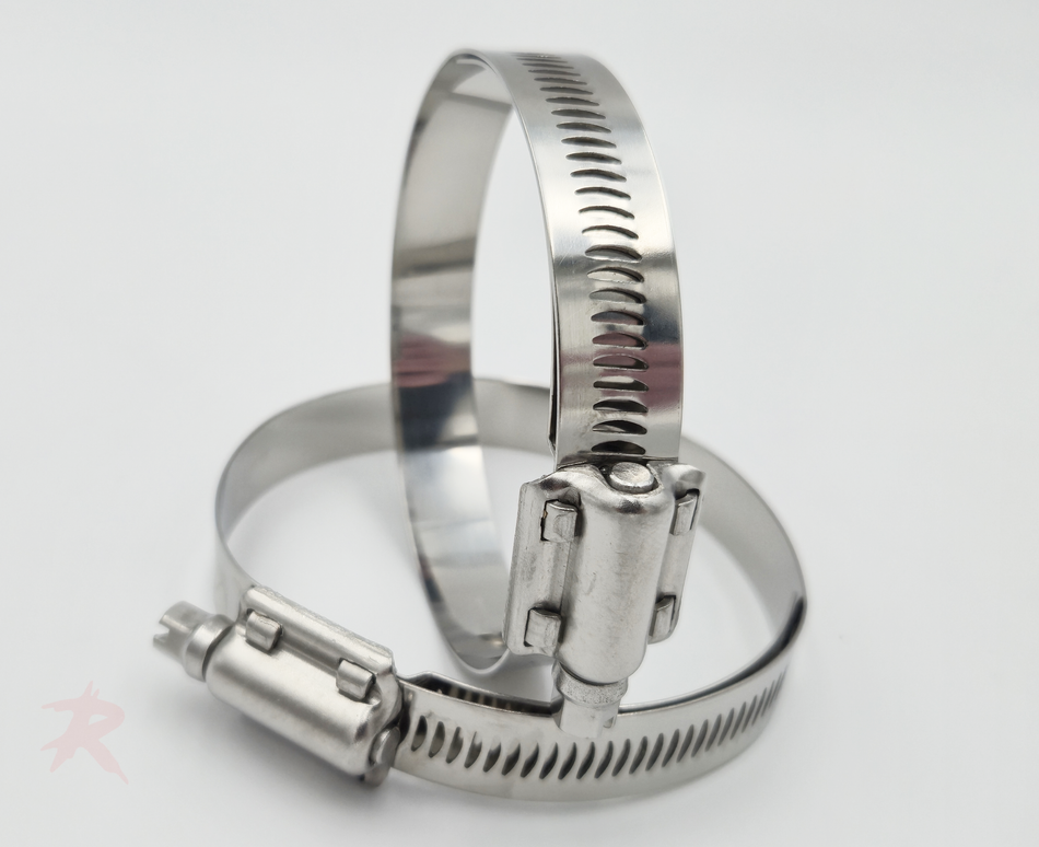Rampage HD Lined Stainless Steel Worm Gear Clamps