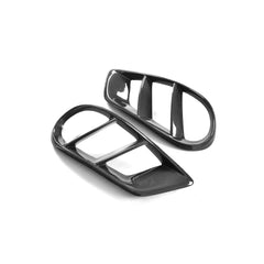 Carbon Fiber Fog Lamps Cover - Mercedes Benz C300 C400 C450 C43 AMG Sedan 15-17.