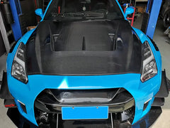 Vented Carbon Fiber Hood - Nissan GTR R35.