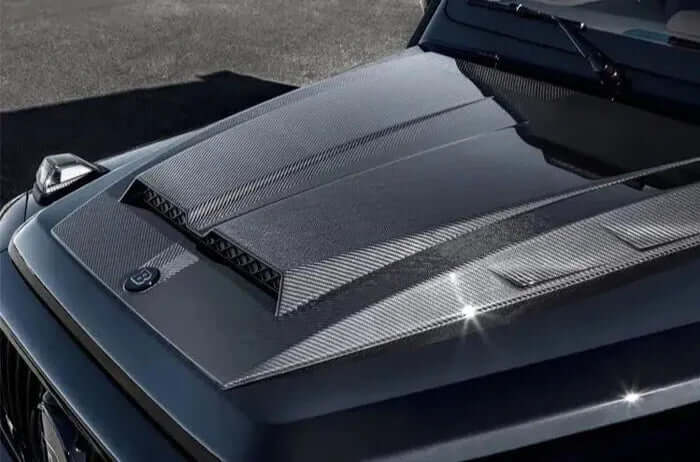 Carbon Fiber BRABUS Style Hood Bonnet Cover - Mercedes AMG G Wagon.