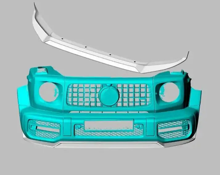 Carbon Fiber Front Lip -  Mercedes Benz G-Class G500/G550/G55/G63 AMG.
