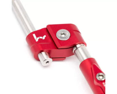 Hybrid Racing Adjustable Short Shifter Assembly for B&D Series Red.
