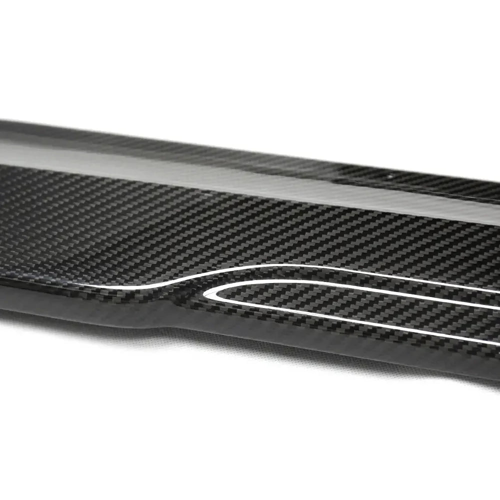 Prepreg Carbon Fiber C Style Side Skirt extension - Tesla Highland Model 3.