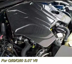 Carbon Fiber Engine Cover -  Infiniti Q50 Q60 3.0T V6.