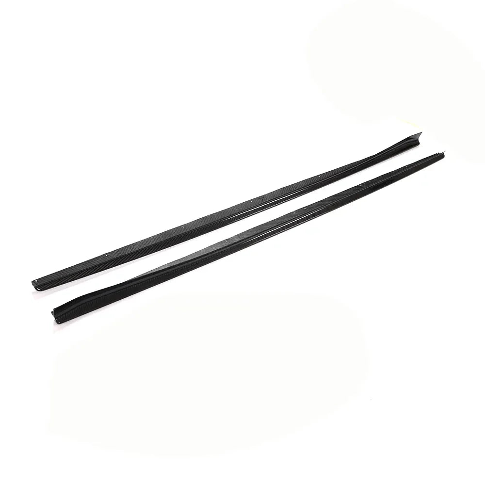3D Style Carbon Fiber Side Skirts Extensions - BMW 8 SERIES G15 G16 / M8.
