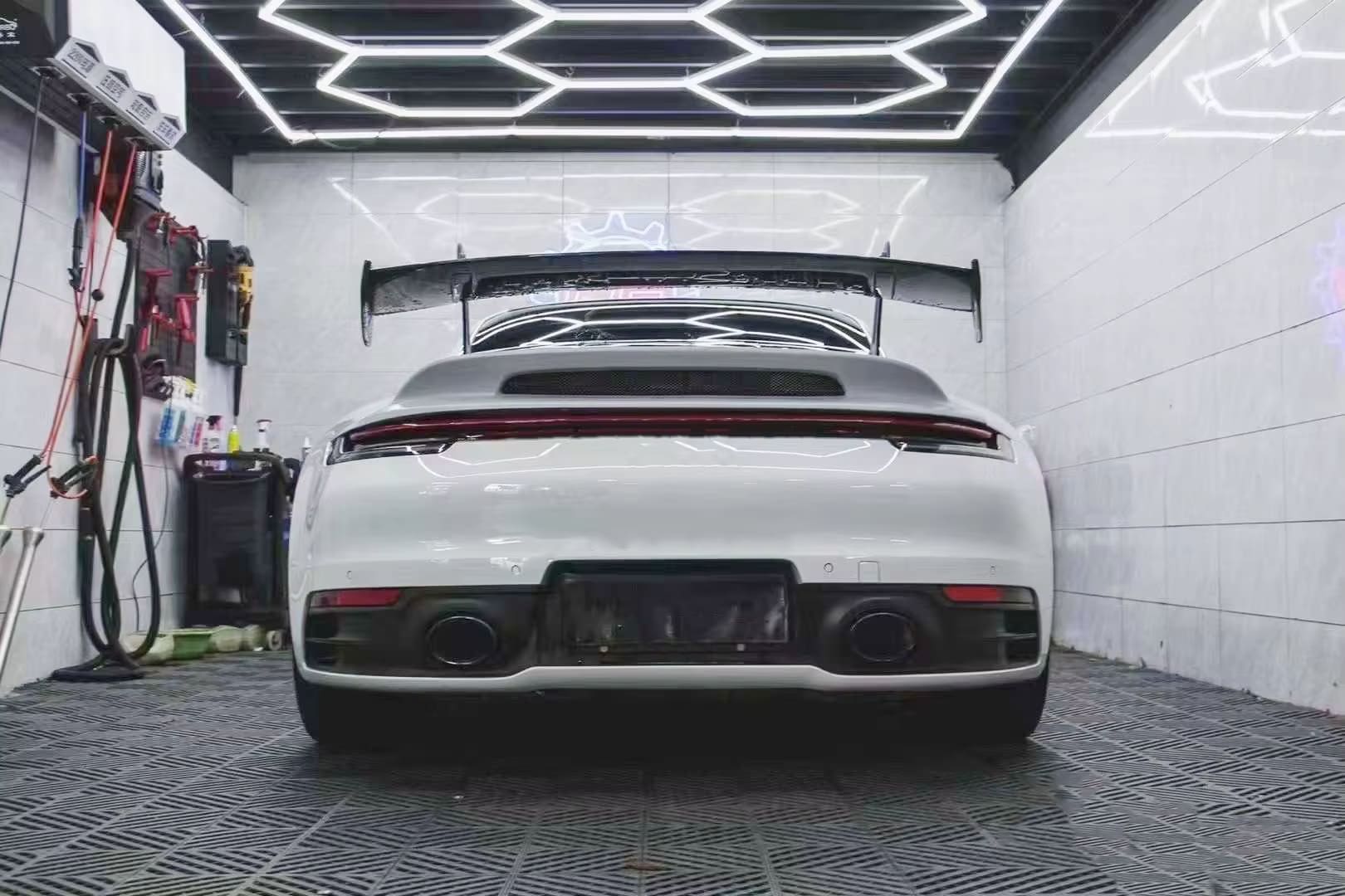 GT3 Style Wing Dry Carbon Fiber - Porsche 911 992 Carrera.