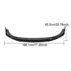 Carbon Fiber TCI Front Lip V3 -  Porsche Taycan Turbo 9J1 Sedan 2019-2021.