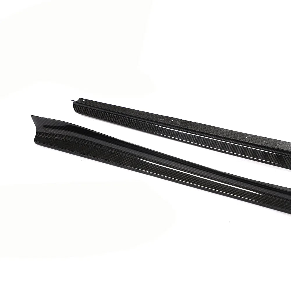 3D Style Carbon Fiber Side Skirts Extensions - BMW 8 SERIES G15 G16 / M8.