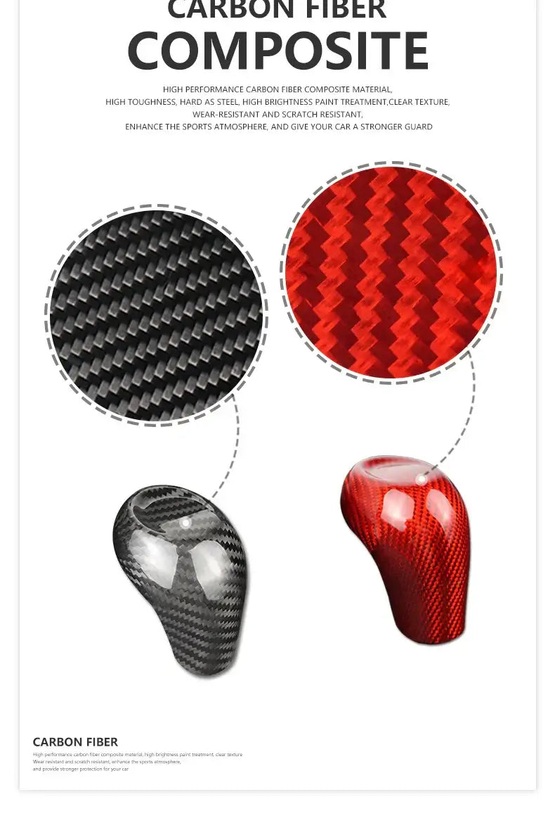 Carbon Fiber Gear Shift Knob - Chevrolet Corvette C7.