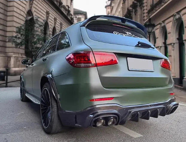 Carbon Fiber B Style Aerodynamic Body Kit - Mercedes-Benz GLC63 SUV 2018-2022.