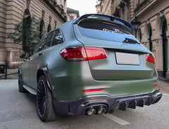 Carbon Fiber B Style Aerodynamic Body Kit - Mercedes-Benz GLC63 SUV 2018-2022.