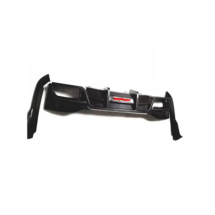Dry Carbon Fiber Rear Diffuser W/ LED - BMW M5 F90 2018-2019.