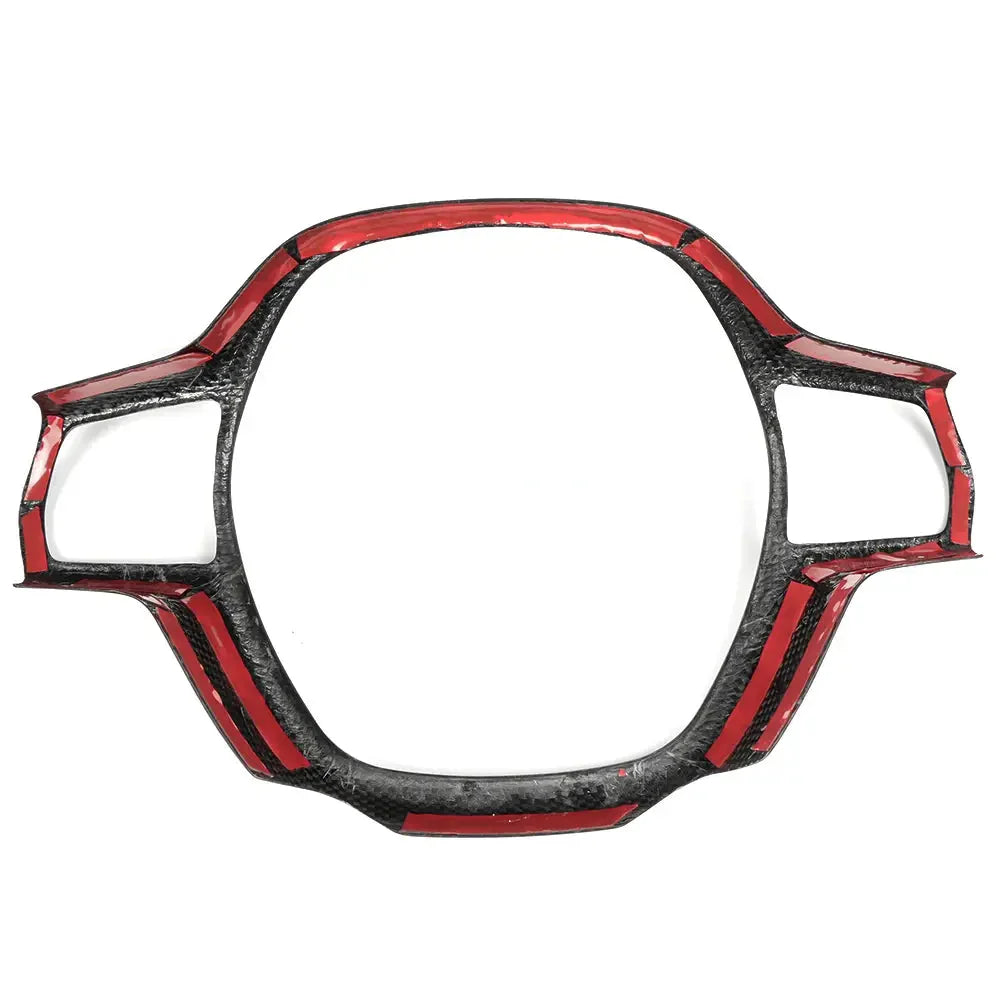 Carbon Fiber Steering Wheel Cover Frame Interior - Acura Integra A-Spec Type S 2023+.
