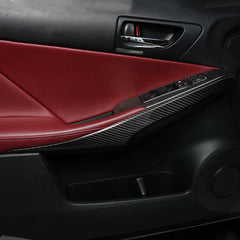 Carbon Fiber Interior Door Panel Trim Set -  Lexus IS 300 350 IS250 200t 350F F Sport 2013-2019.