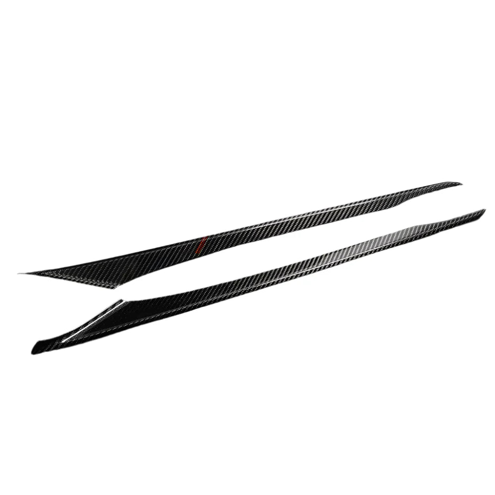 Carbon Fiber Car Interior Side Door Panel Strip Trim - Lexus RC200t RC300h RC300 RC350 RC F SPORT 2016-2019.