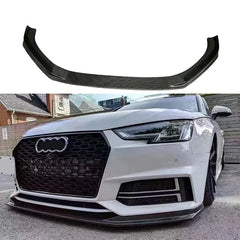 Carbon Fiber Front Lip V2 - Audi A4 S4 B9.