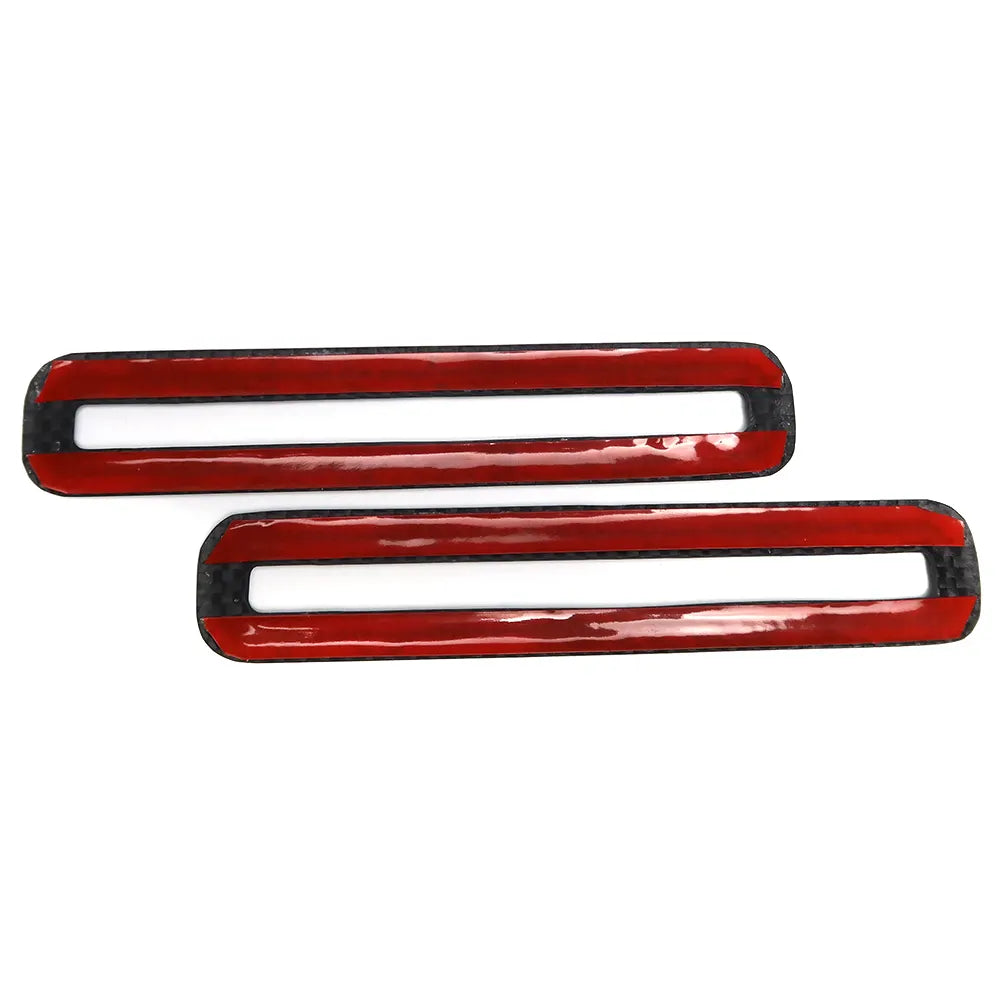 Carbon Fiber Side Door Air Outlet Vent Cover Trim - Ford Mustang S650 GT V8 Dark Horse 2024+.