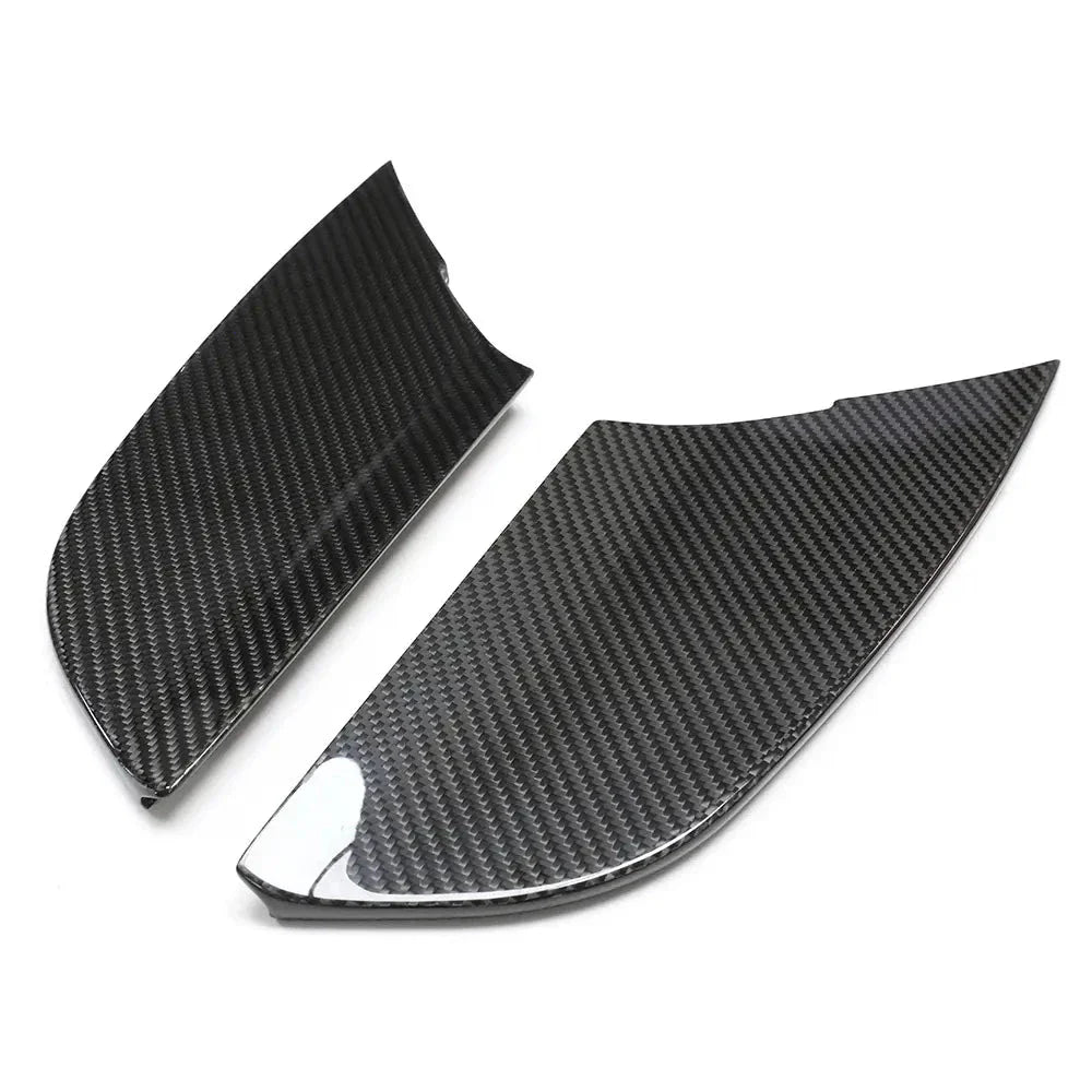 Dry Carbon Fiber Side Bumper Trims Air Vent Canards - BMW G87 M2.