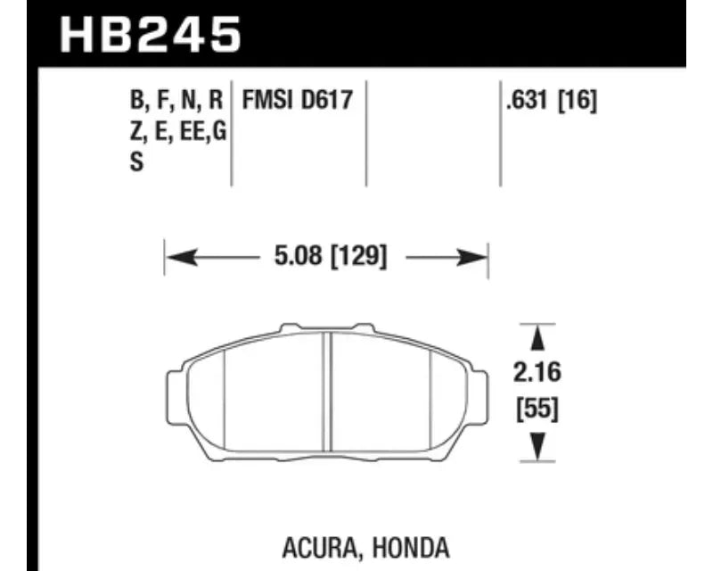 Hawk Performance DTC-60 Front.