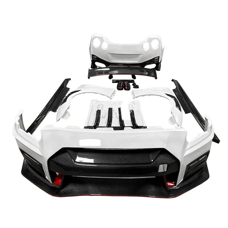 Nismo Style Carbon Fiber Complete Body Kit - Nissan R35 GTR.