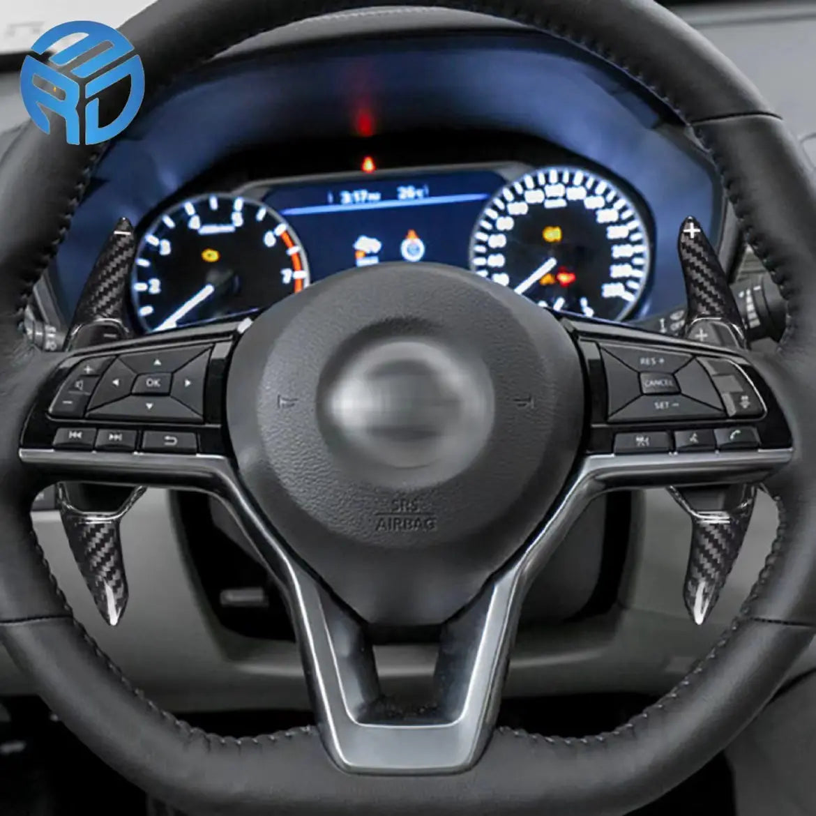 Carbon Fiber Steering Wheel Paddle Shifter -  Infiniti Q50 2018-2021 Q60 2016-2022.