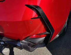 Carbon Fiber Rear Bumper Wind Blade - 2016+ Infiniti Q60.