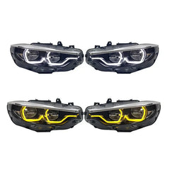 F8X Yellow/White Switchable IKON V2 Headlights - F80 M3 F82 F83 M4.