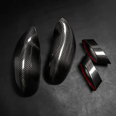 Dry Carbon Fiber Side Mirror Caps - Chevrolet Corvette C6 ZR1 2005-2013.