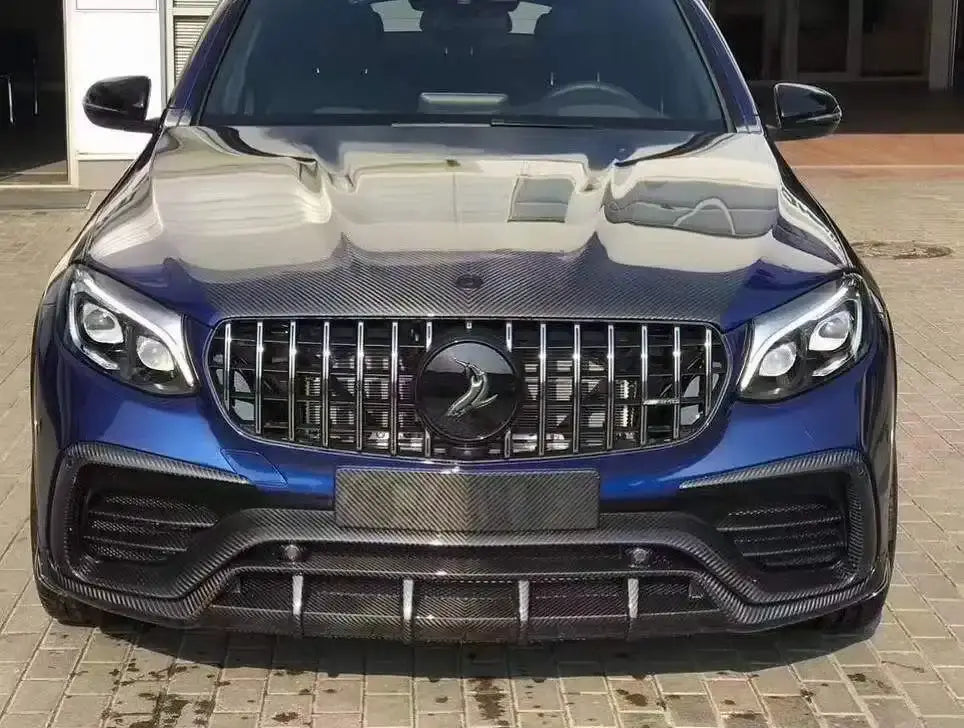 Carbon Fiber T Style Aerodynamic Body kit -  Mercedes-Benz GLC63.