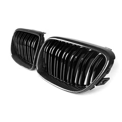 Dual Slat Carbon Fiber Front Grilles - BMW E90/E91/ E92/ & E93 M3 & 3 Series.
