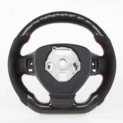 LED Half Carbon Fiber Steering Wheel for Chevrolet Corvette C7.