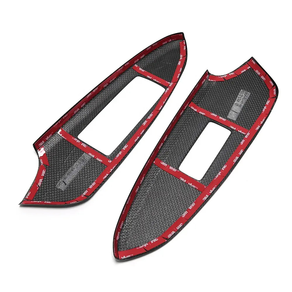 Carbon Fiber Window Switch Lift Lock Panel Trim Cover - Lexus RC RC200t RC300 RC350 RC-F SPORT 2015-2019.
