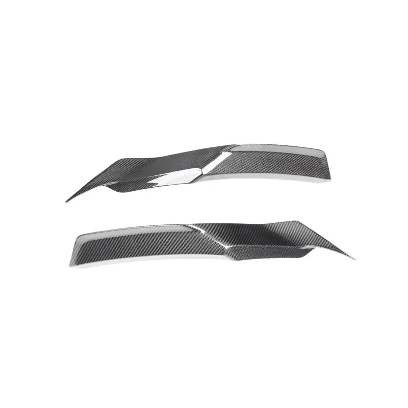 Paktechz Dry Carbon Fiber Rear Bumper Canards -  Lamborghini Huracan EVO.