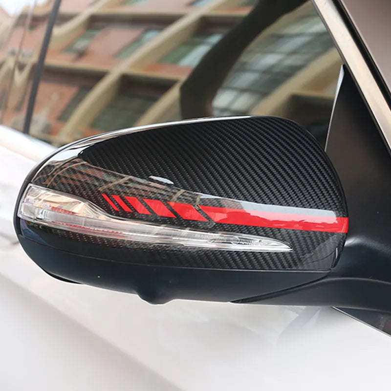 Carbon Fiber Side Mirror Caps -  2017-2022 Mercedes E Class W213 C238 E63 E43 E400.