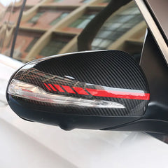 Carbon Fiber Side Mirror Caps -  2017-2022 Mercedes E Class W213 C238 E63 E43 E400.