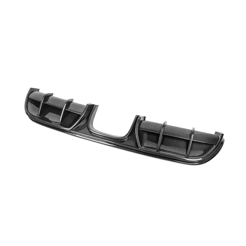Prepreg Carbon Fiber Rear Diffuser - Porsche 718 Cayman Boxster 982.