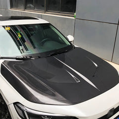 Carbon Fiber Front Engine Bonnet Vented Hood V1 - Honda Civic 11th Gen 2022-2024.