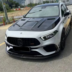 Paktechz Dry Carbon Fiber  Engine Hood Bonnet - Mercedes Benz W177 A Class A35 A45s.