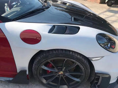 718 GT4 RS Fiber Glass Carbon Fiber Front Fender - Porsche 718 Boxster/Cayman.