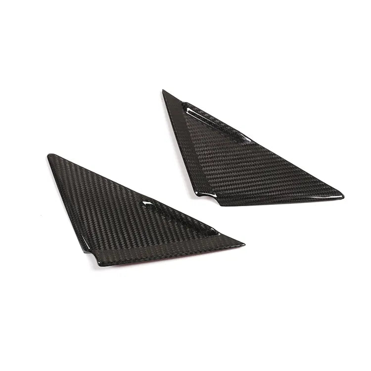 Carbon Fiber Door Wind Window reducter Trim A Pillar - Nissan GTR R35 2008-2016.
