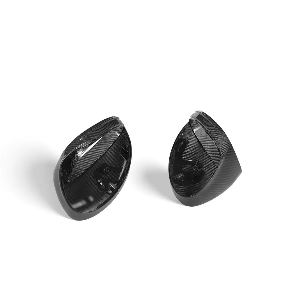 Dry Carbon Fiber Mirror Caps For Porsche 718 Cayman Boxster 2016-2021.