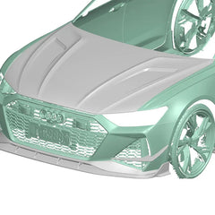 Paktechz Prepreg Carbon Fiber Engine Hood Bonnet - Audi RS6 C8