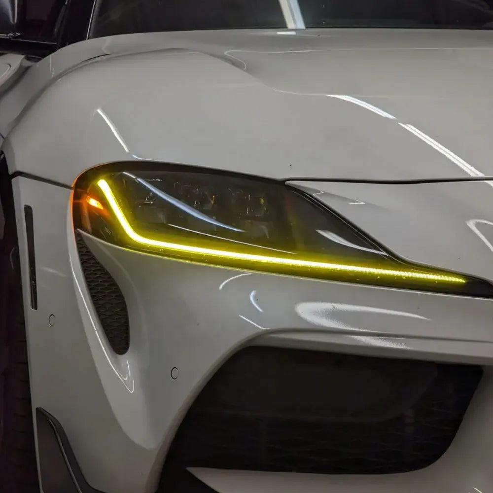 Yellow DRL LED Modules -  Toyota supra A90 A91 Headlight.