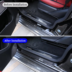 Carbon Fiber Threshold Panel Anti-scratch Door Sill - Mercedes-Benz G-Class 2019-2023.