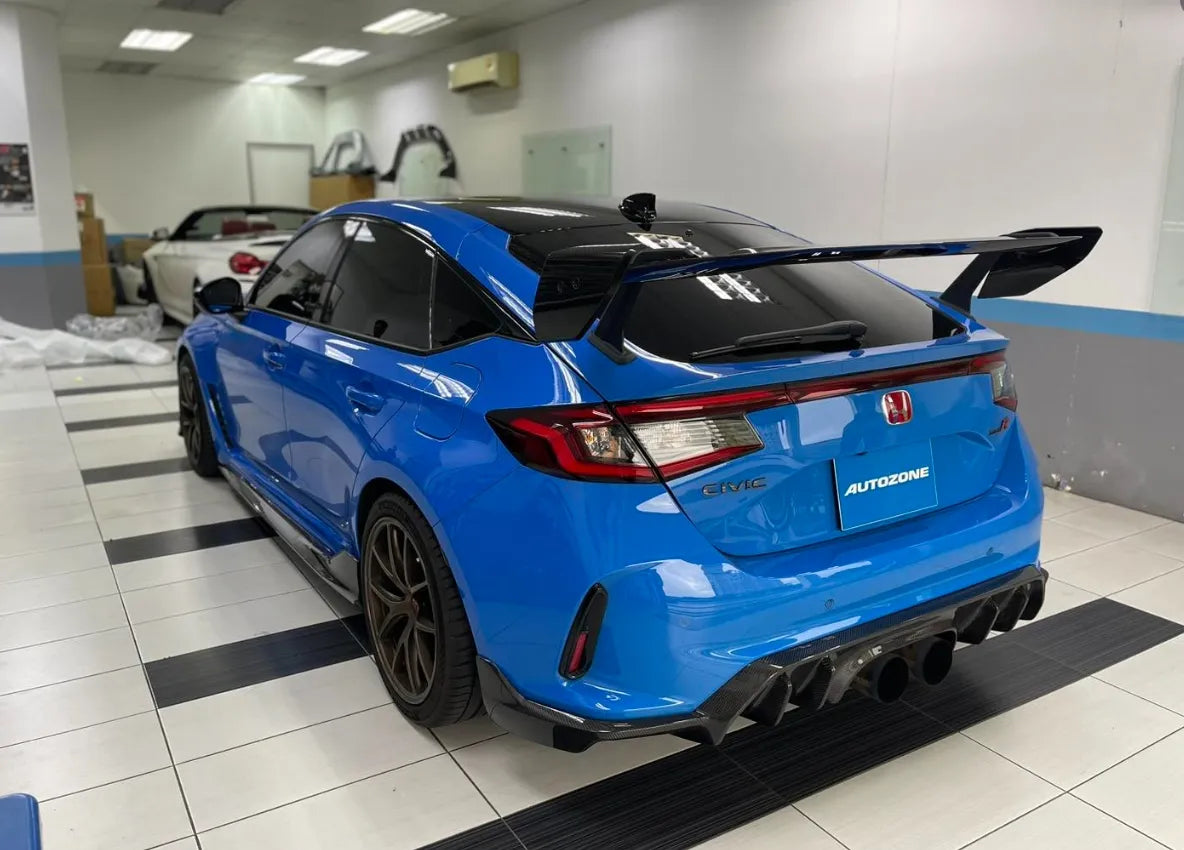 Carbon Fiber Rear diffuser V2 - Honda Civic Type R FL5.