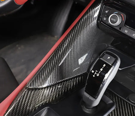 Carbon Fiber Center Console Inner Side Panel - Toyota GR Supra A90.