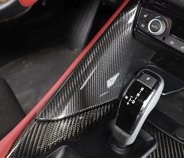 Carbon Fiber Center Console Inner Side Panel - Toyota GR Supra A90.